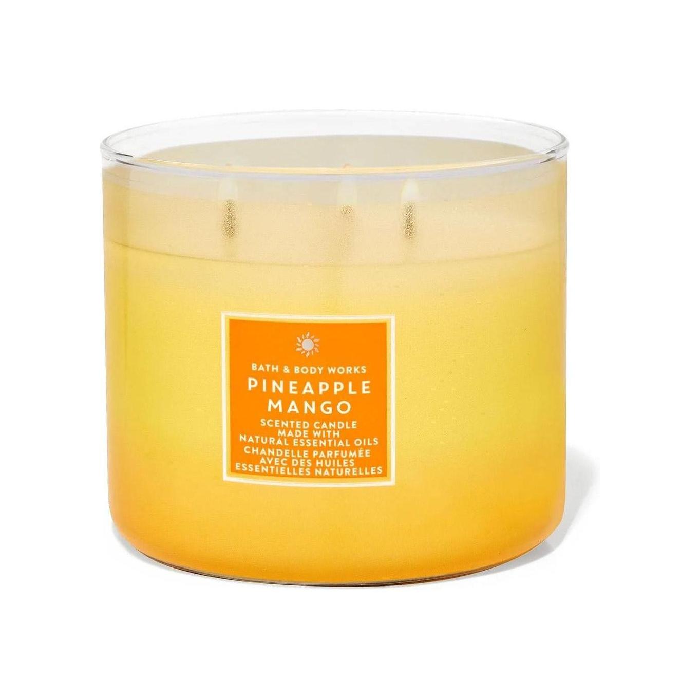 Bath & Body Works Pineapple Mango 3-Wick Scented Candle