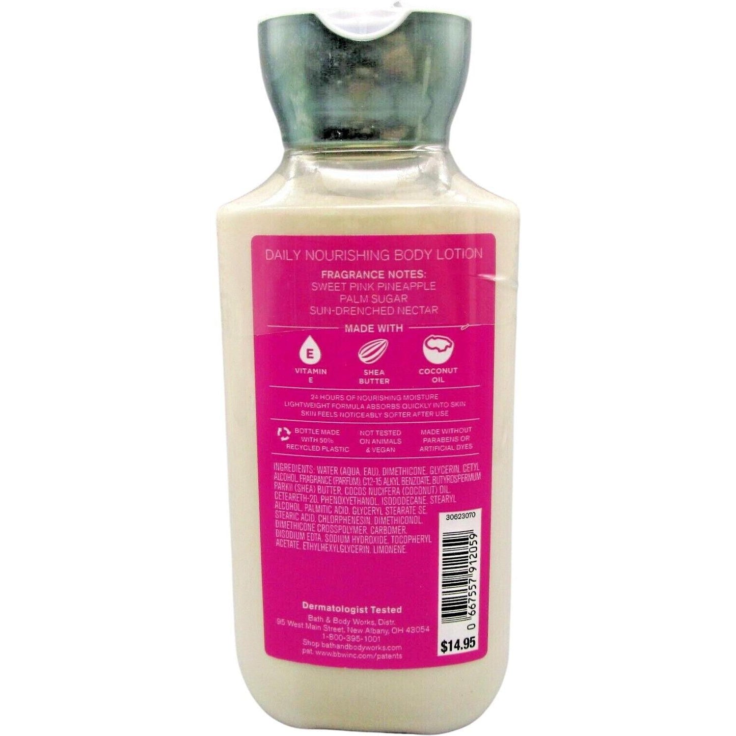 Bath & Body Works Pink Pineapple Sunrise Daily Nourishing Body Lotion