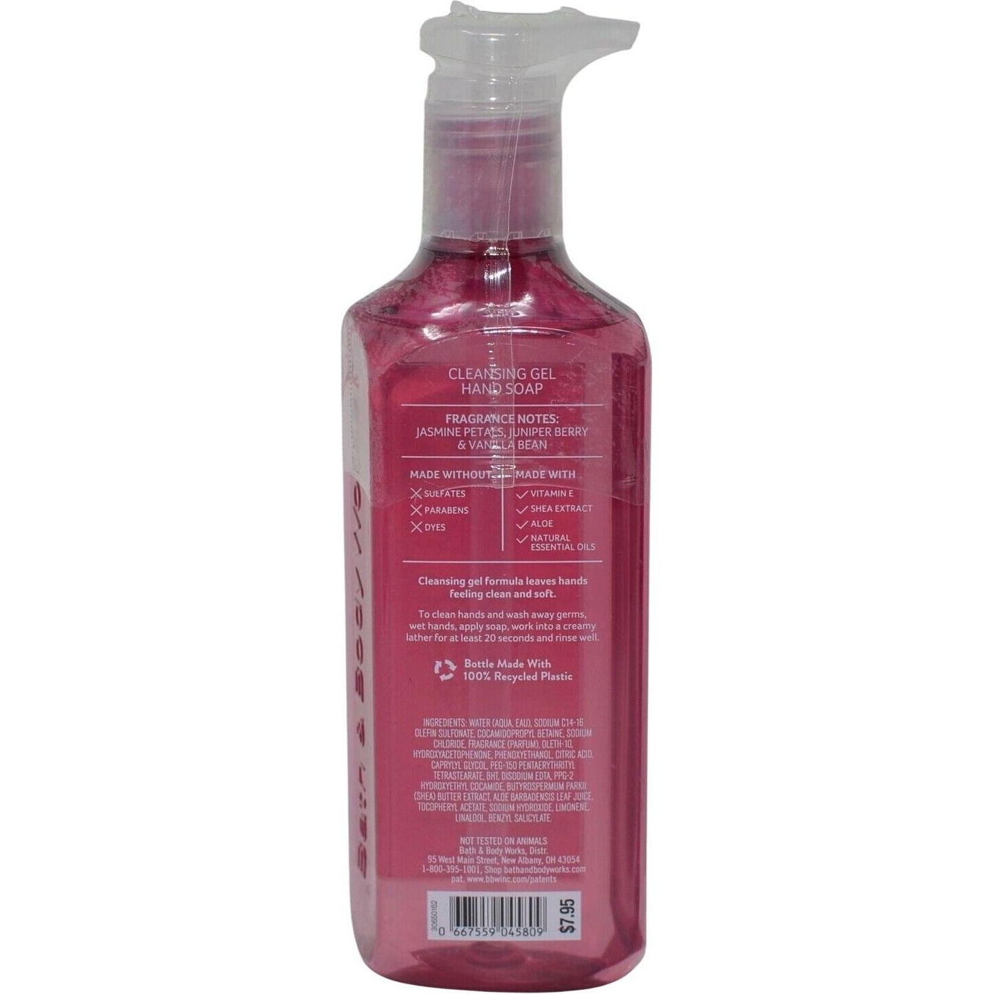 Bath & Body Works Pink Tinsel Petals Cleansing Gel Hand Soap