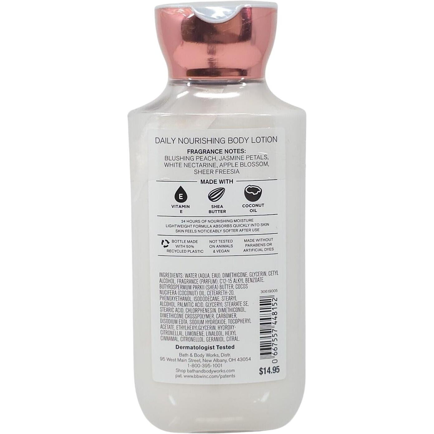 Bath & Body Works Pretty As A Peach Daily Nourishing Body Lotion