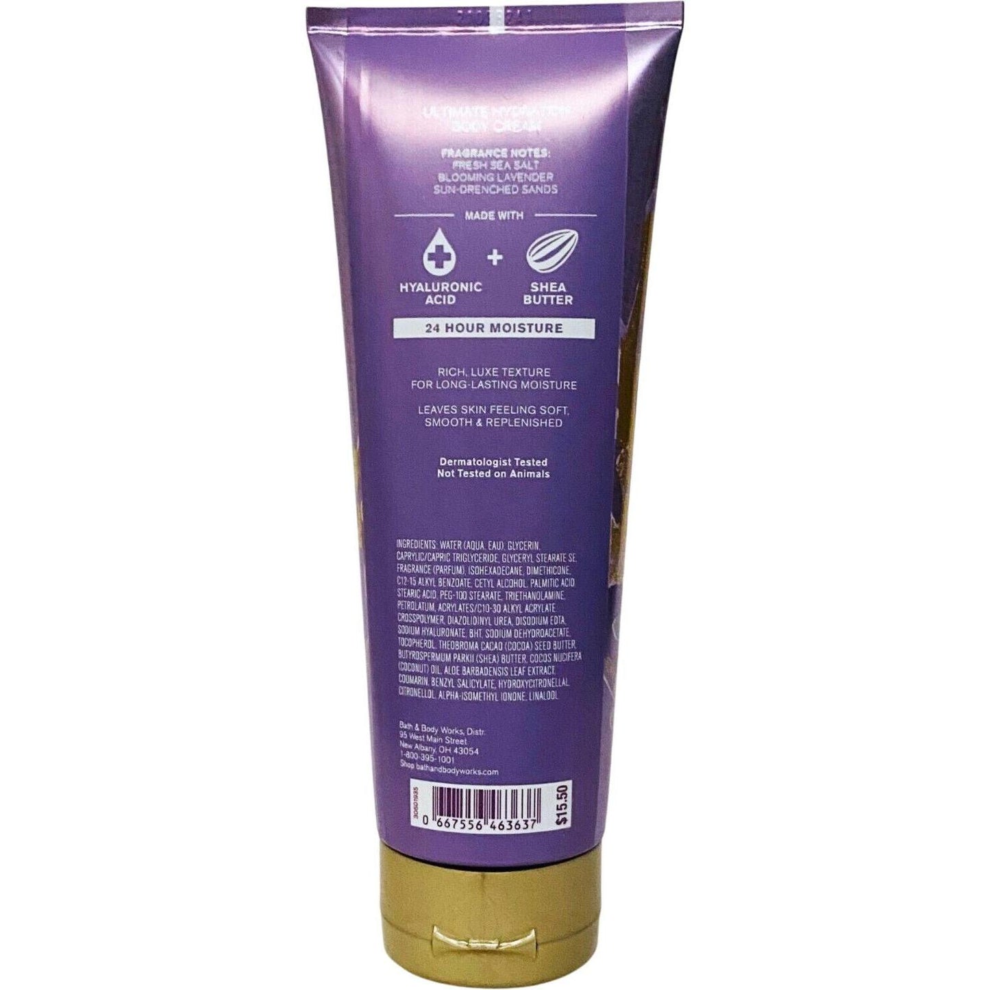 Bath & Body Works Sea Salt & Lavender Ultimate Hydration Body Cream