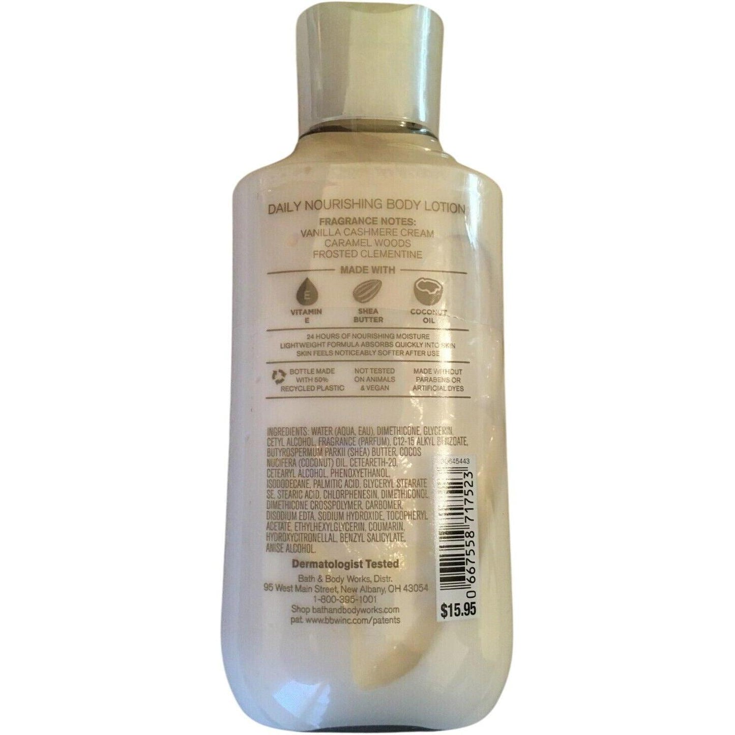 Bath & Body Works Snowflakes & Cashmere Daily Nourishing Body Lotion