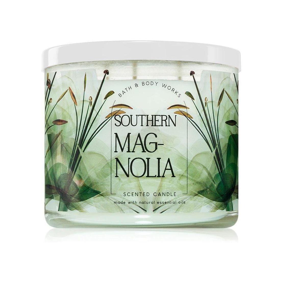 Bath & Body Works Southern Magnolia Scented 3-Wicked Candle