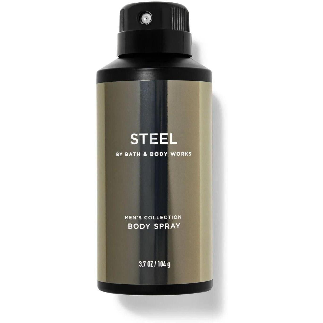 Bath & Body Works Steel Deodorizing Body Spray (Men's Collection)