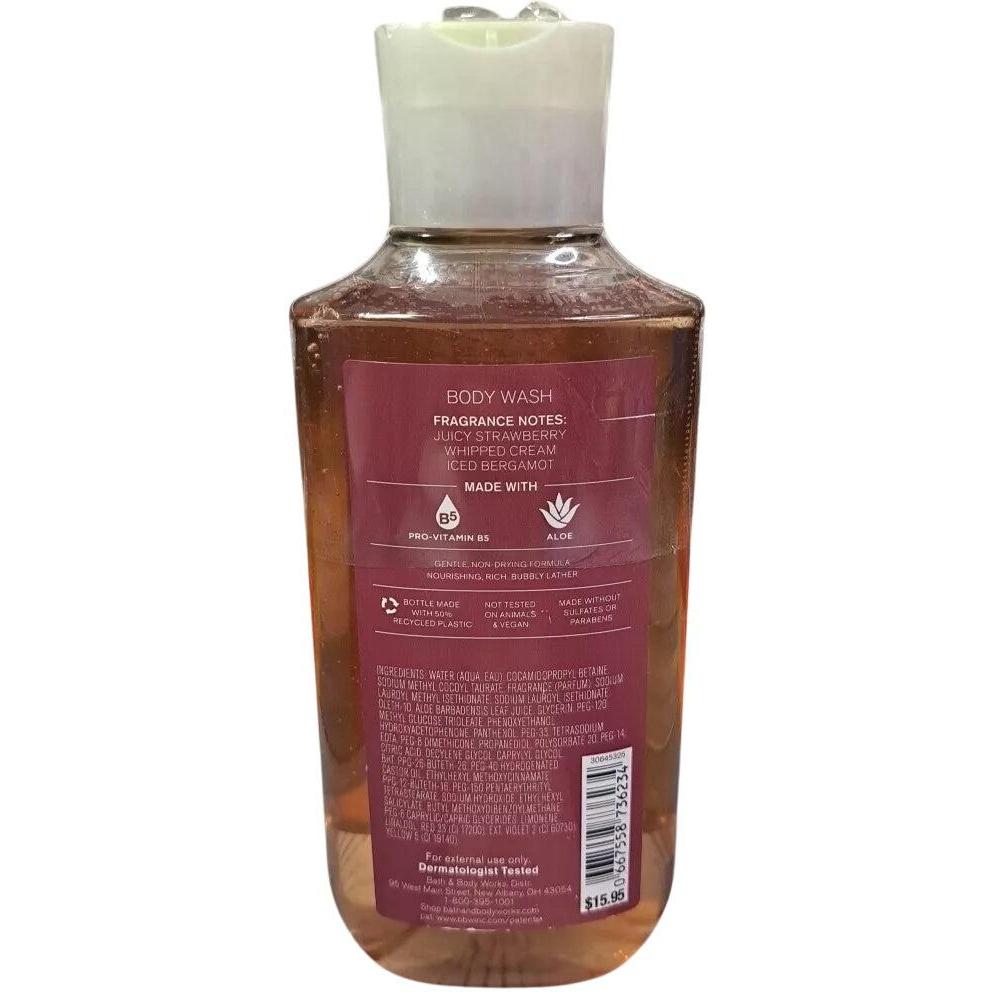 Bath & Body Works Strawberry Snowflakes Body Wash Shower Gel