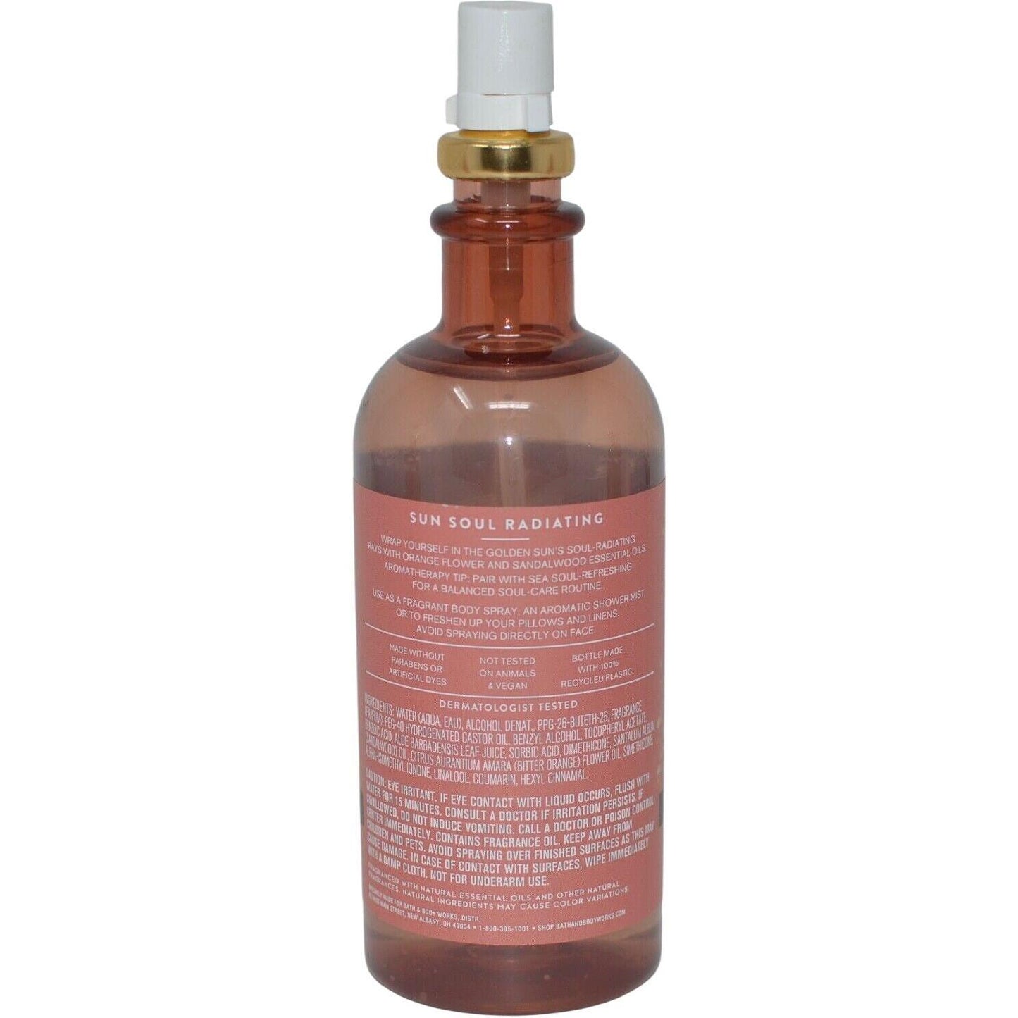 Bath & Body Works Sun Orange Flower Sandalwood Oil Mist Spray (Aromatherapy)