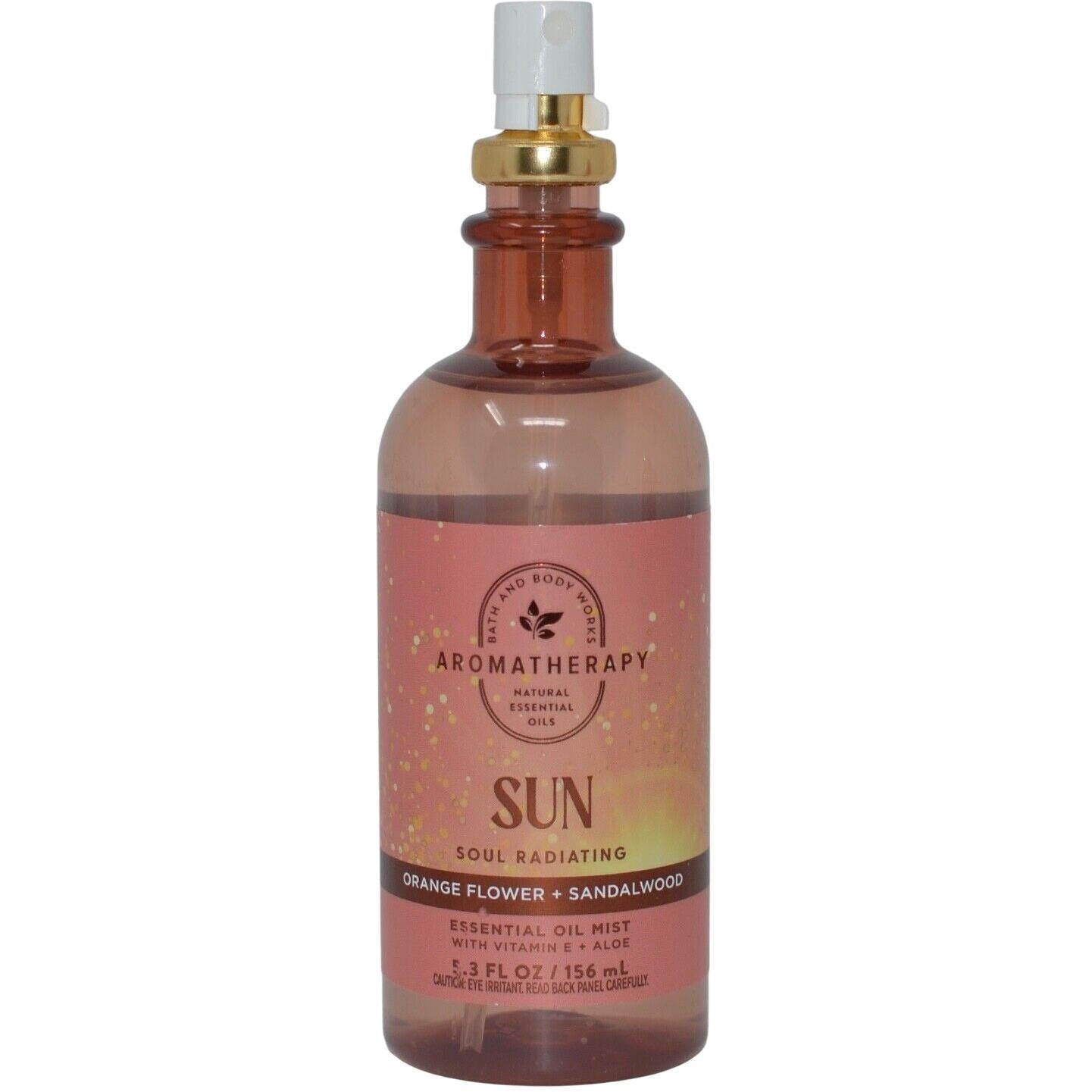 Bath & Body Works Sun Orange Flower Sandalwood Oil Mist Spray (Aromatherapy)