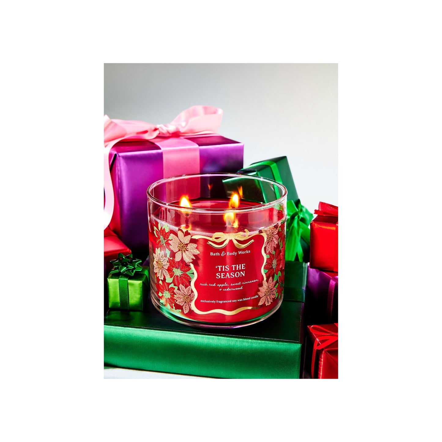 Bath & Body Works Tis The Season 3-Wick Candle