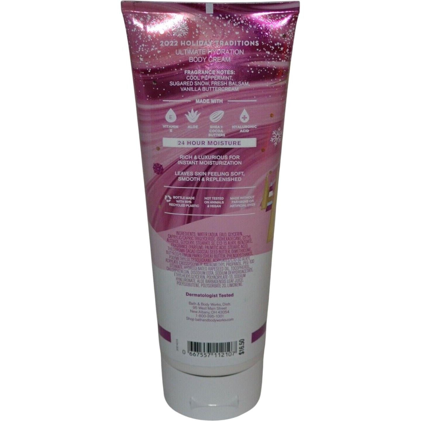 Bath & Body Works Twisted Peppermint Ultimate Hydration Body Cream Lotion