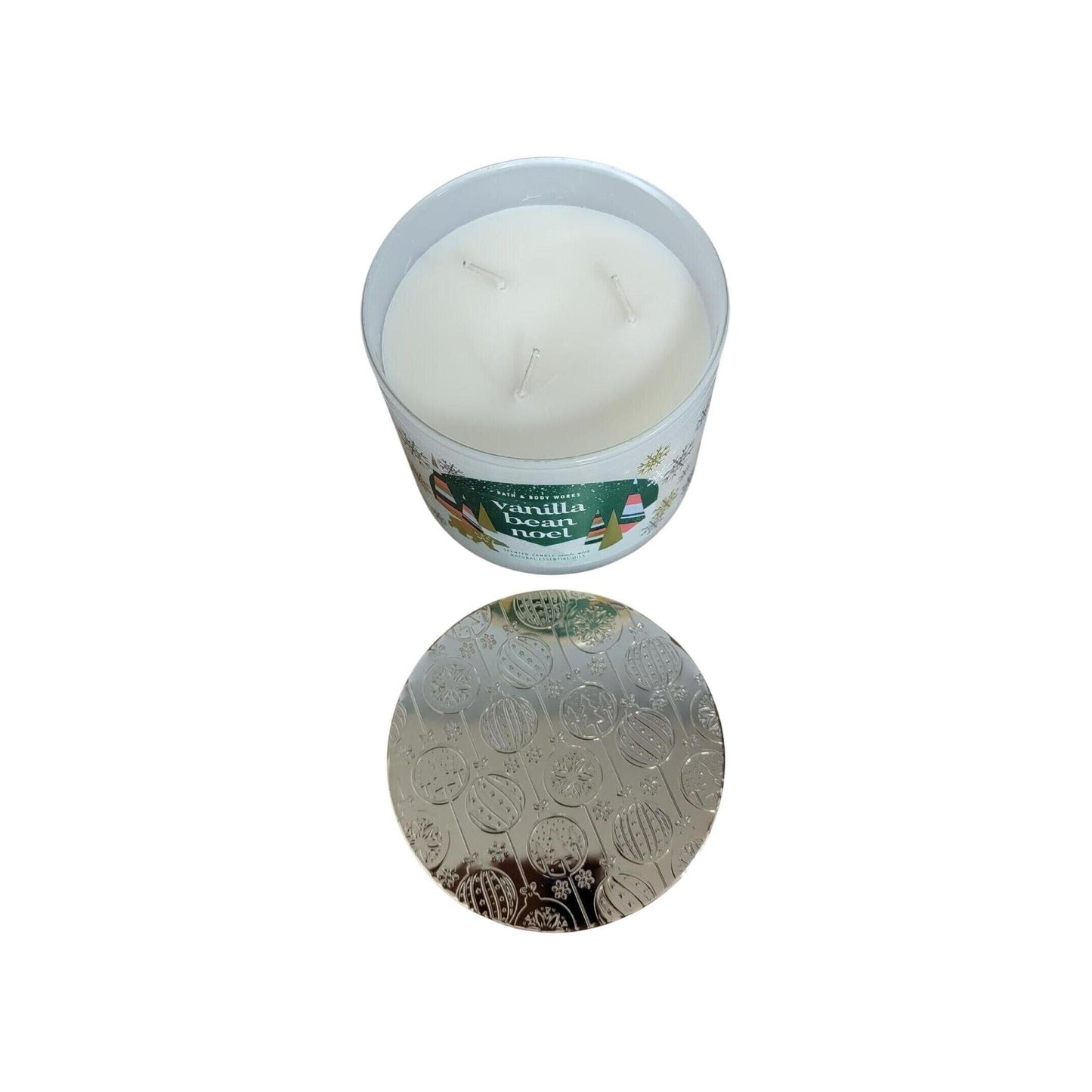 Bath & Body Works Vanilla Bean Noel Scented 3-Wick Candle