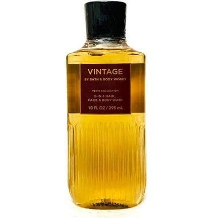Bath & Body Works Vintage 3-In-1 Hair Face & Body Wash (Men's Collection)