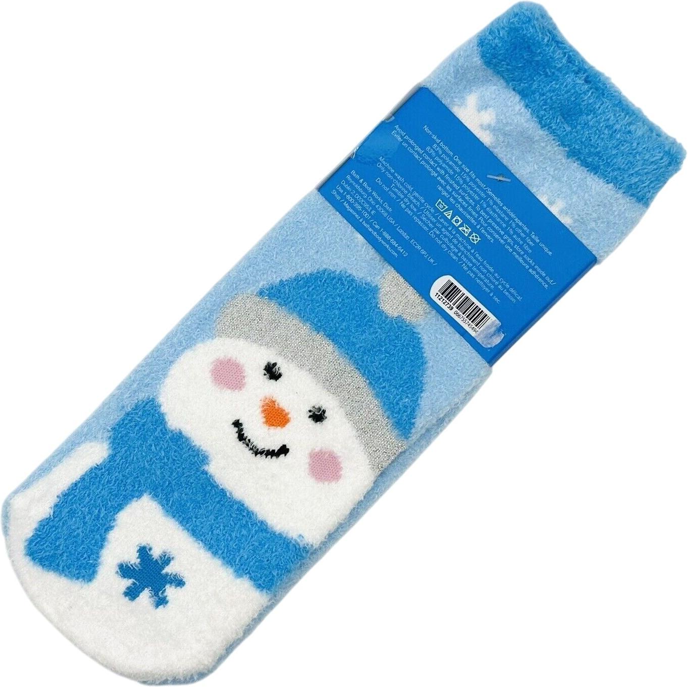 Bath & Body Works Warm Wishes! From Chilly Snowman Shea-Infused Lounge Socks
