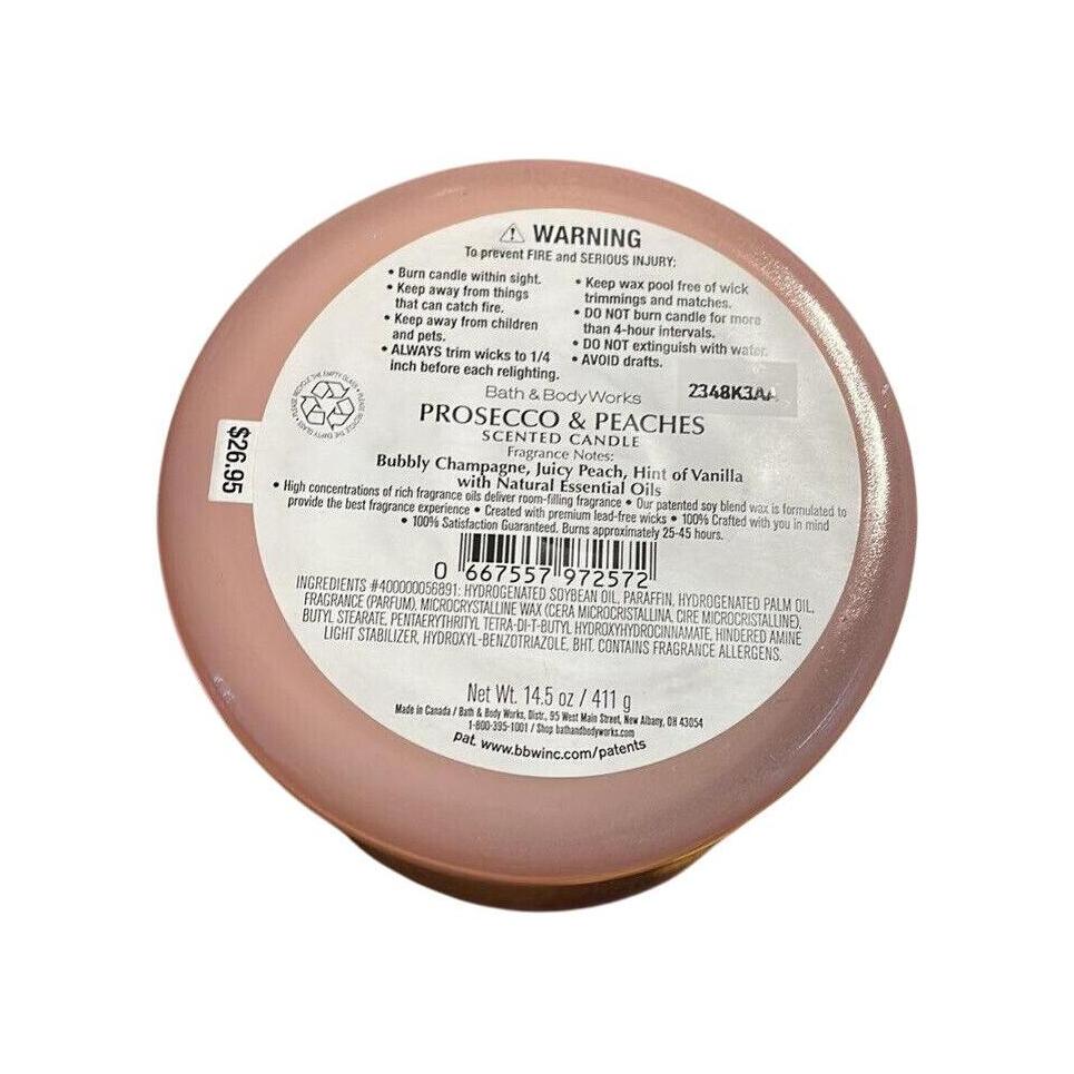 Bath & Body Works Weekend In Rome 3-Wicked Candle