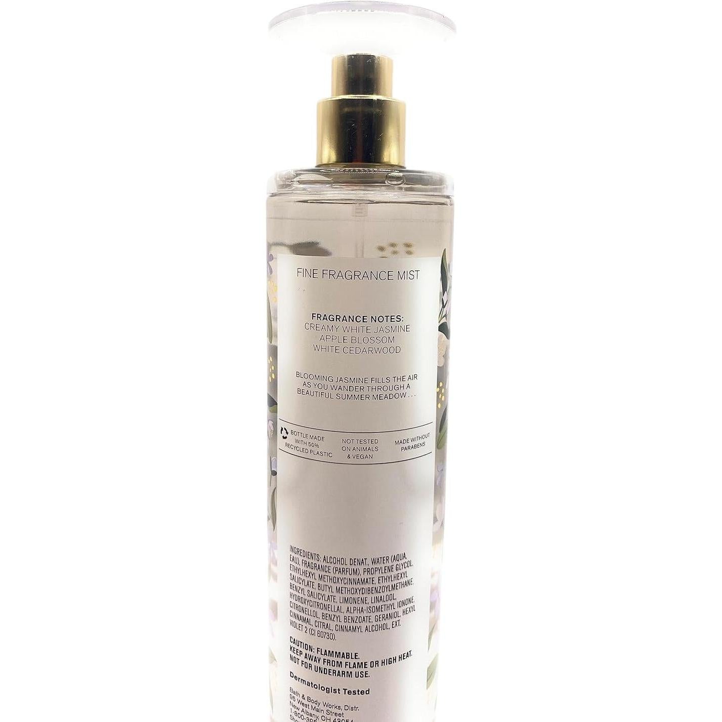 Bath & Body Works White Jasmine Fine Fragrance Body Mist Spray