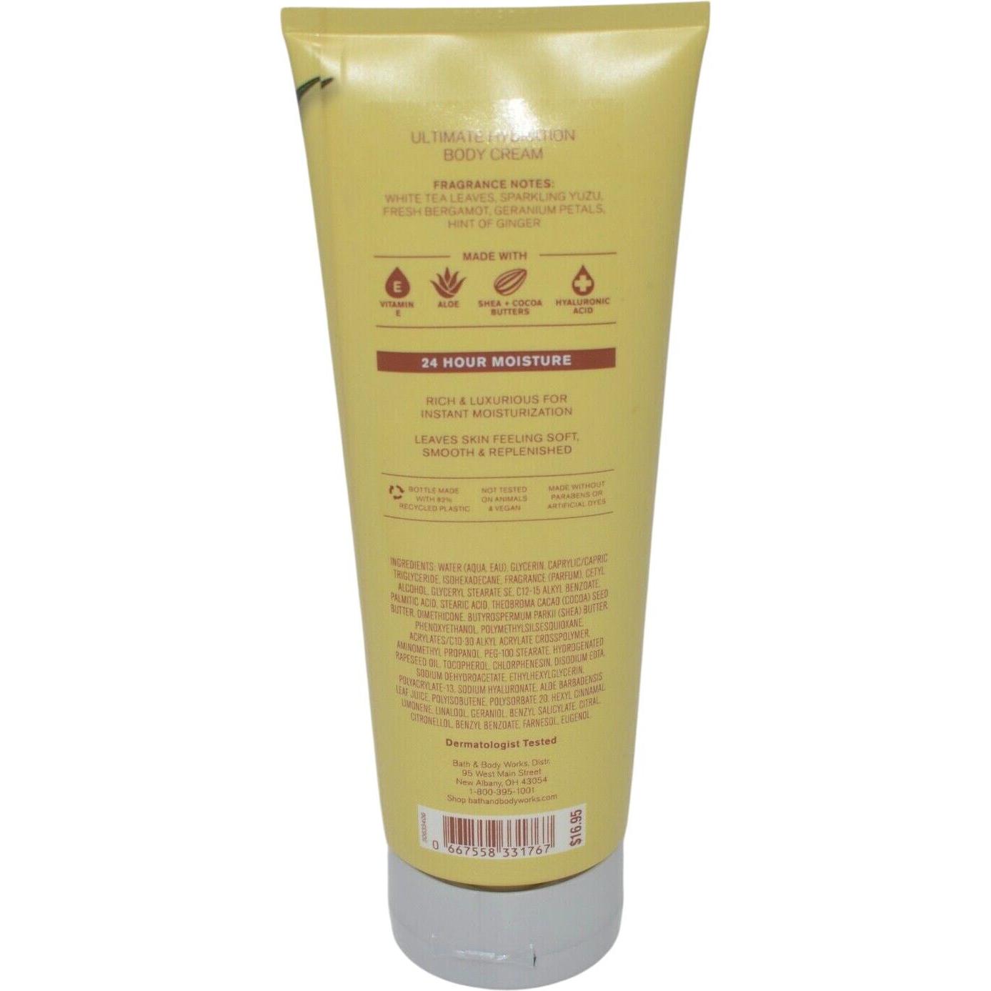Bath & Body Works White Tea & Ginger Ultimate Hydration Body Cream