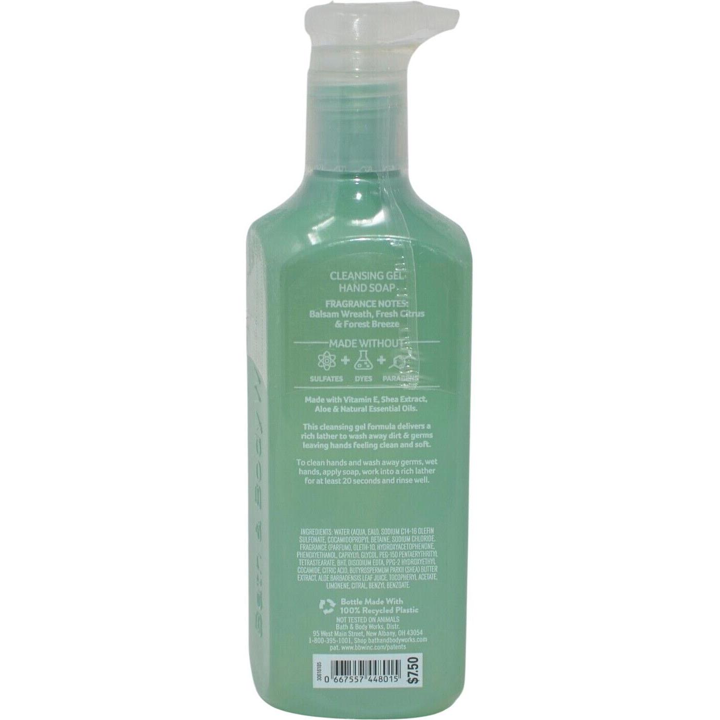 Bath & Body Works Winter Citrus Wreath Cleansing Gel Hand Soap Wash Pump
