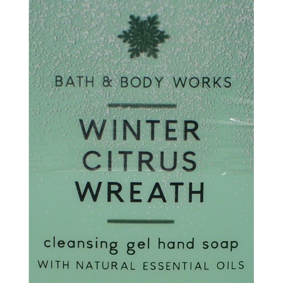 Bath & Body Works Winter Citrus Wreath Cleansing Gel Hand Soap Wash Pump
