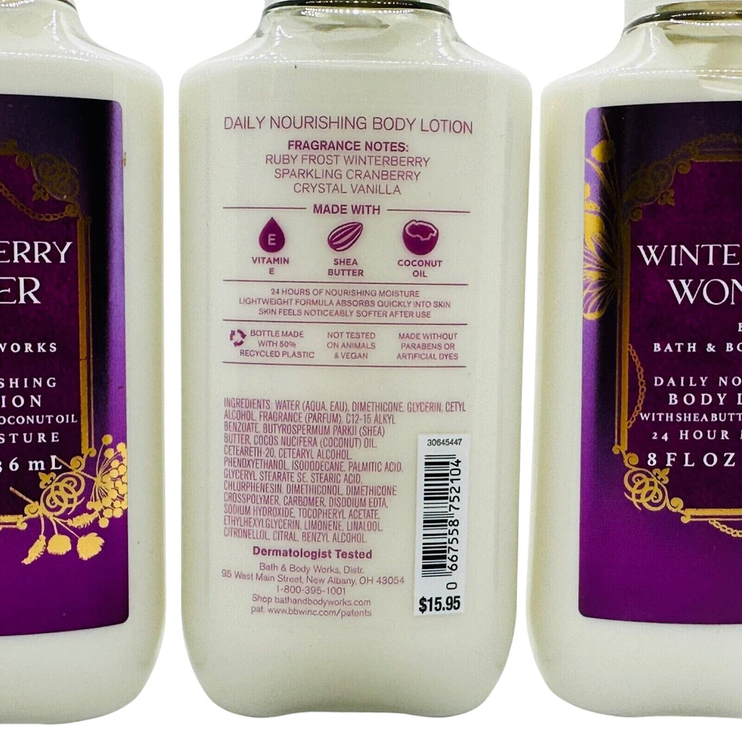 Bath & Body Works Winterberry Wonder Body Lotion