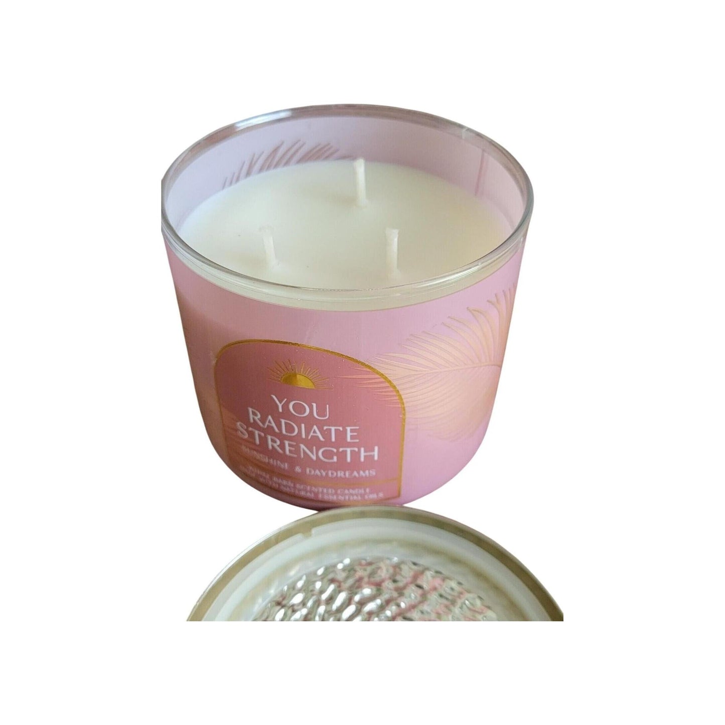 Bath & Body Works You Radiate Strength Sunshine & Daydreams Scented 3-Wick Candle