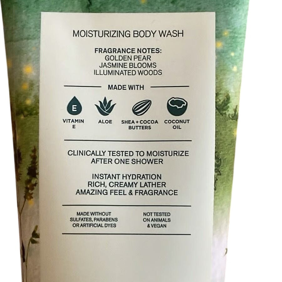 Bath and Body Works CHASING FIREFLIES Moisturizing Body Wash (10 FL OZ / 295 mL)