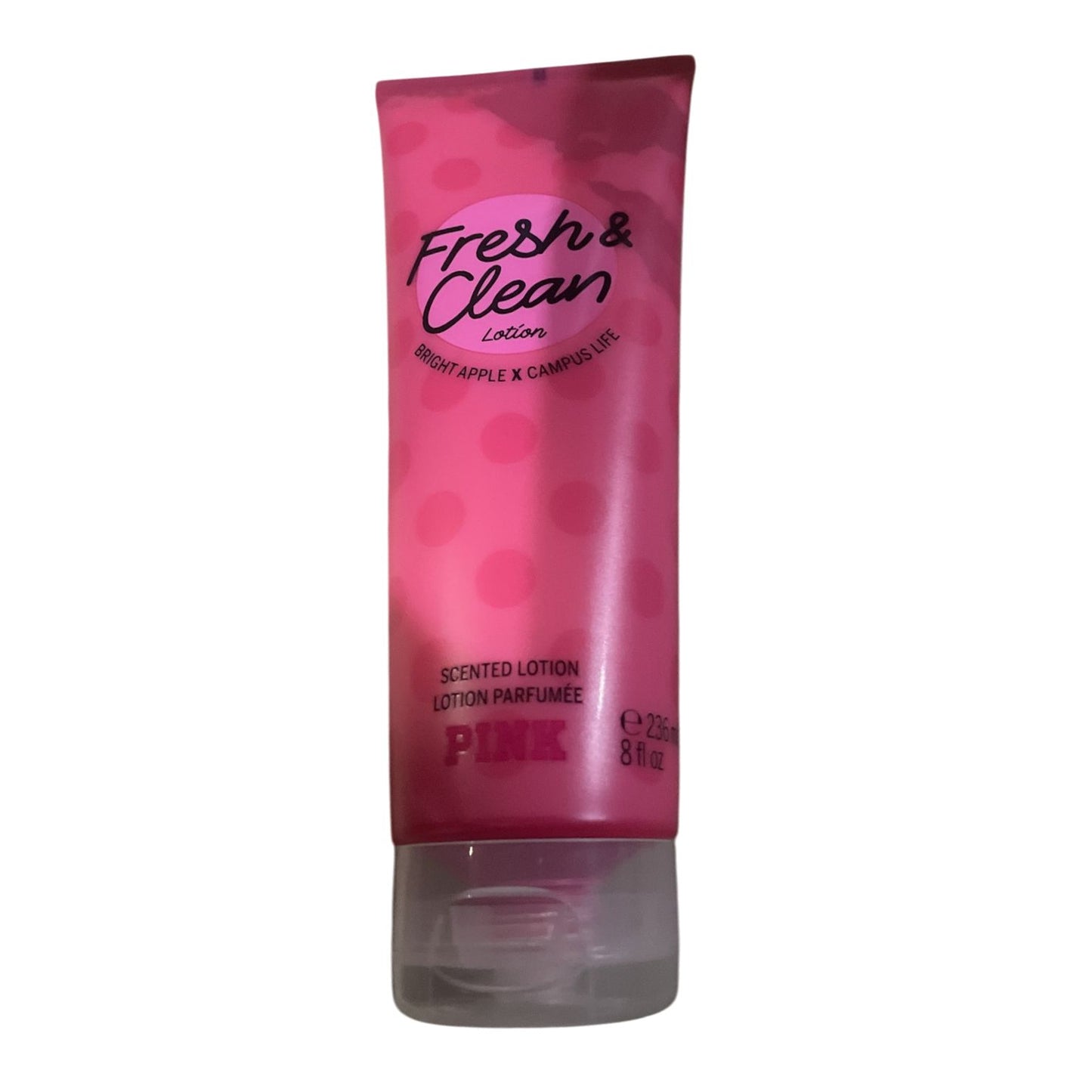 Pink Fresh & Clean Body Body Lotion - Bright Apple X Campus Life