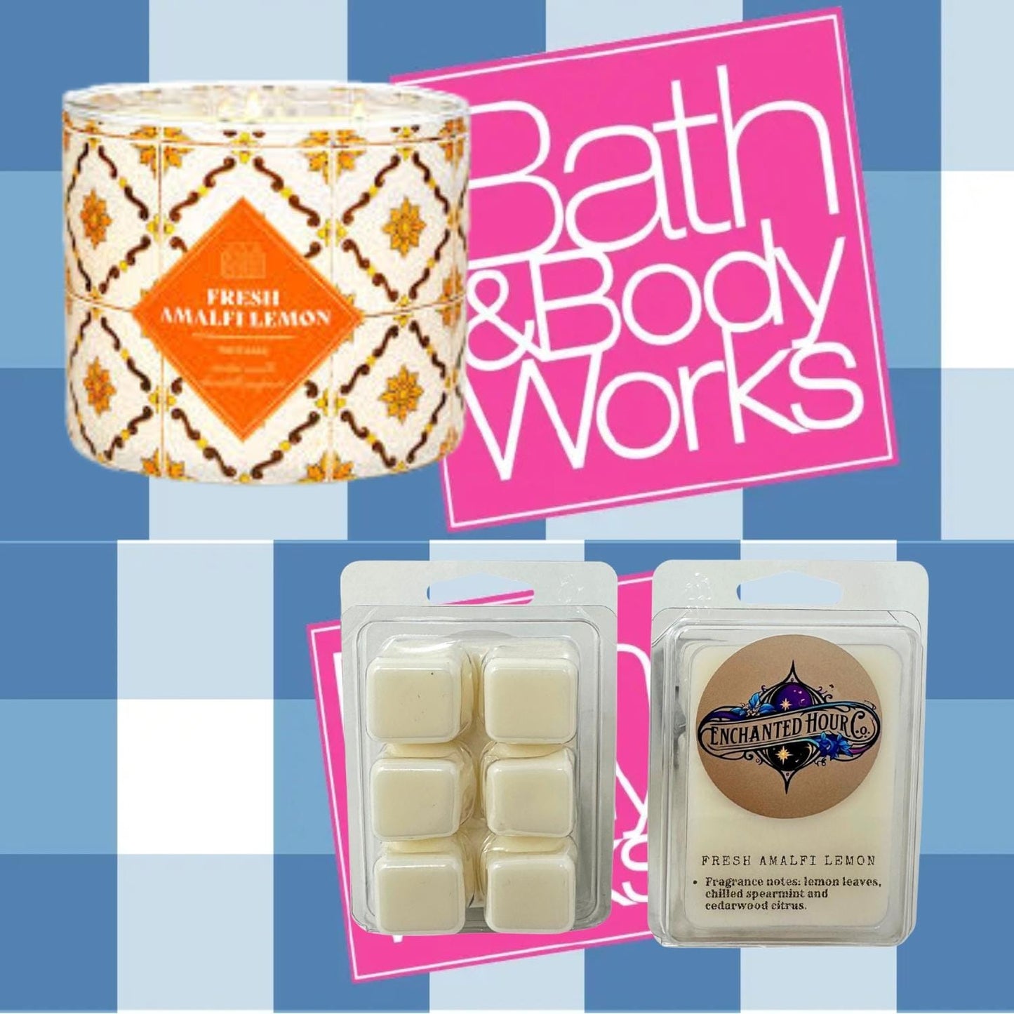 Fresh Amalfi Lemon Wax Melts | Bath and Body Works | Bright, Citrus, Clean Scent | Enchanted Hour Co