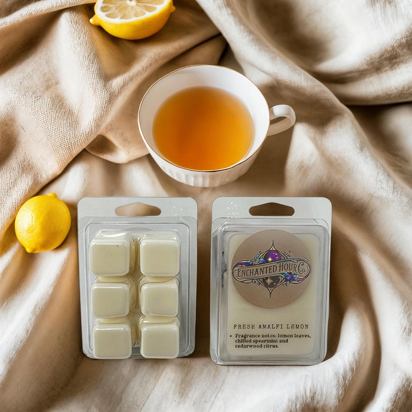 Fresh Amalfi Lemon Wax Melts | Bath and Body Works | Bright, Citrus, Clean Scent | Enchanted Hour Co