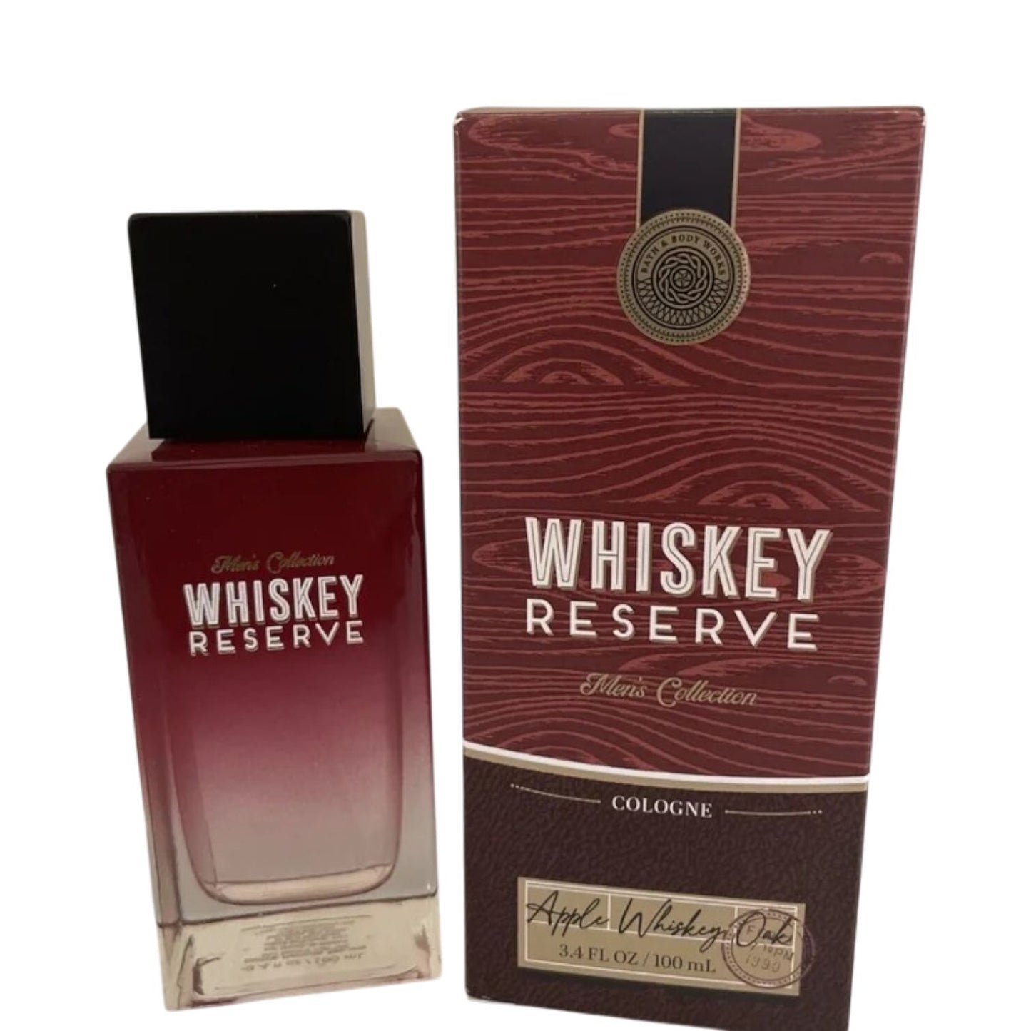 Bath and Body Works Whiskey Reserve Cologne (Men's Collection) 3.4 FL OZ / 100 mL