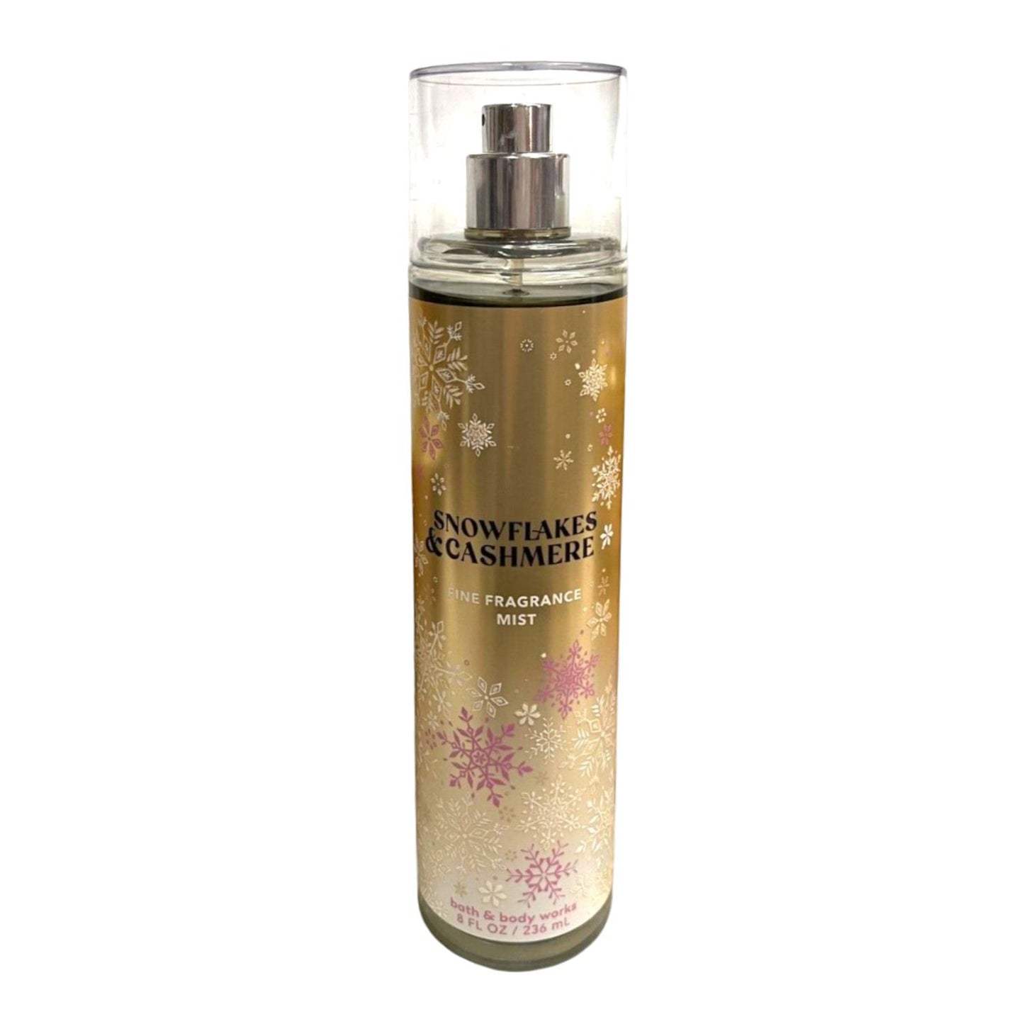 Bath and Body Works Snowflakes & Cashmere Fine Fragrance Mist (8 FL OZ / 236 mL)