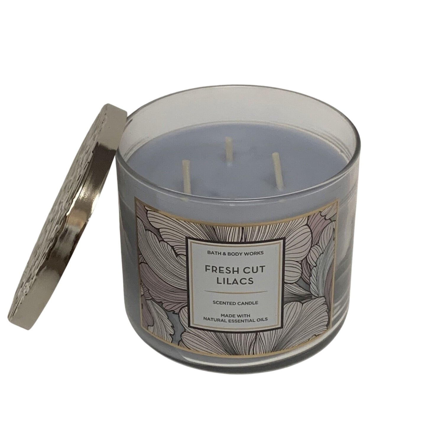 Fresh Cut Lilacs Scented 3-Wick Candle