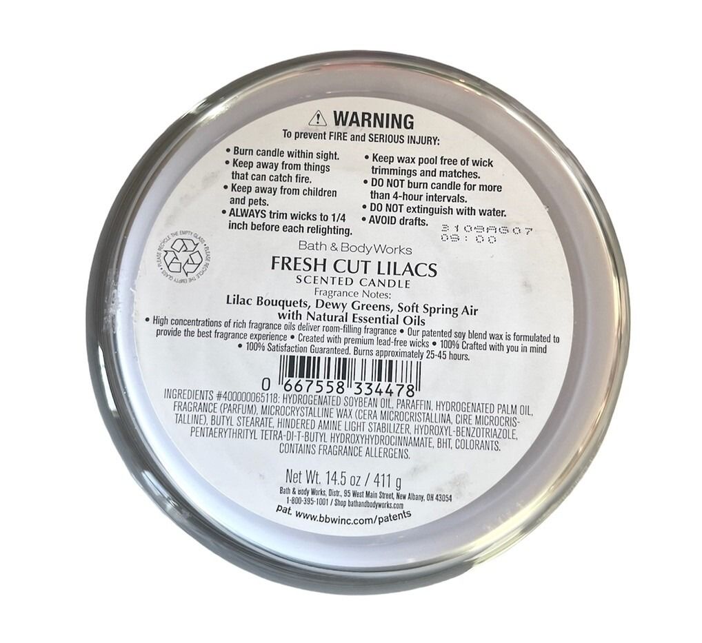 Fresh Cut Lilacs 3-Wick Candle