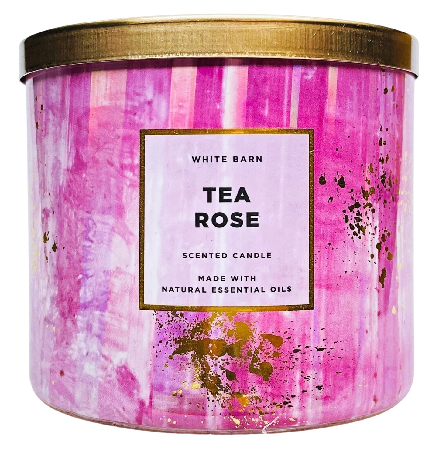 Tea Rose 3-Wicked Scented Candle