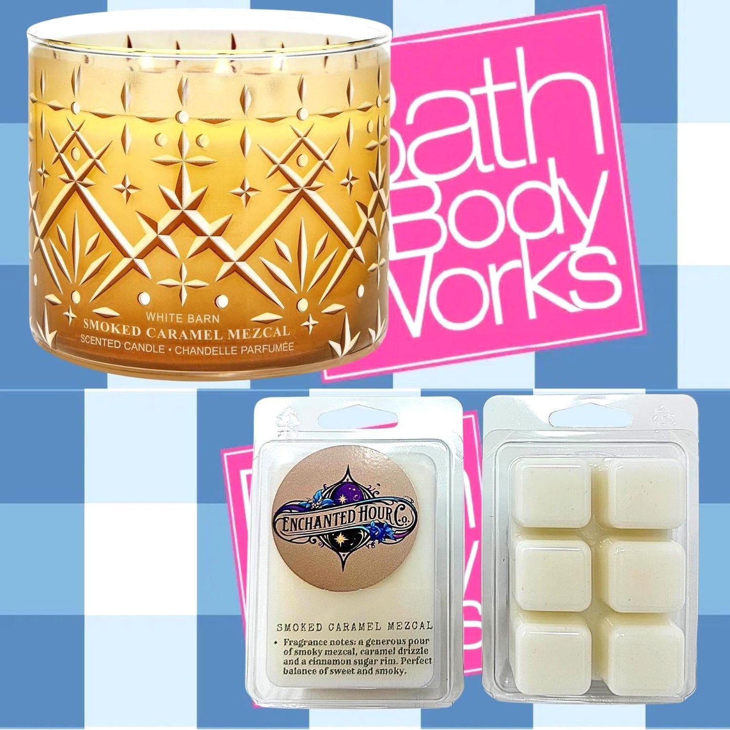 Smoked Caramel Mezcal Wax Melts | Smoky Mezcal, Caramel Drizzle, Cinnamon Sugar | Bath and Body Works | Enchanted Hour Co.