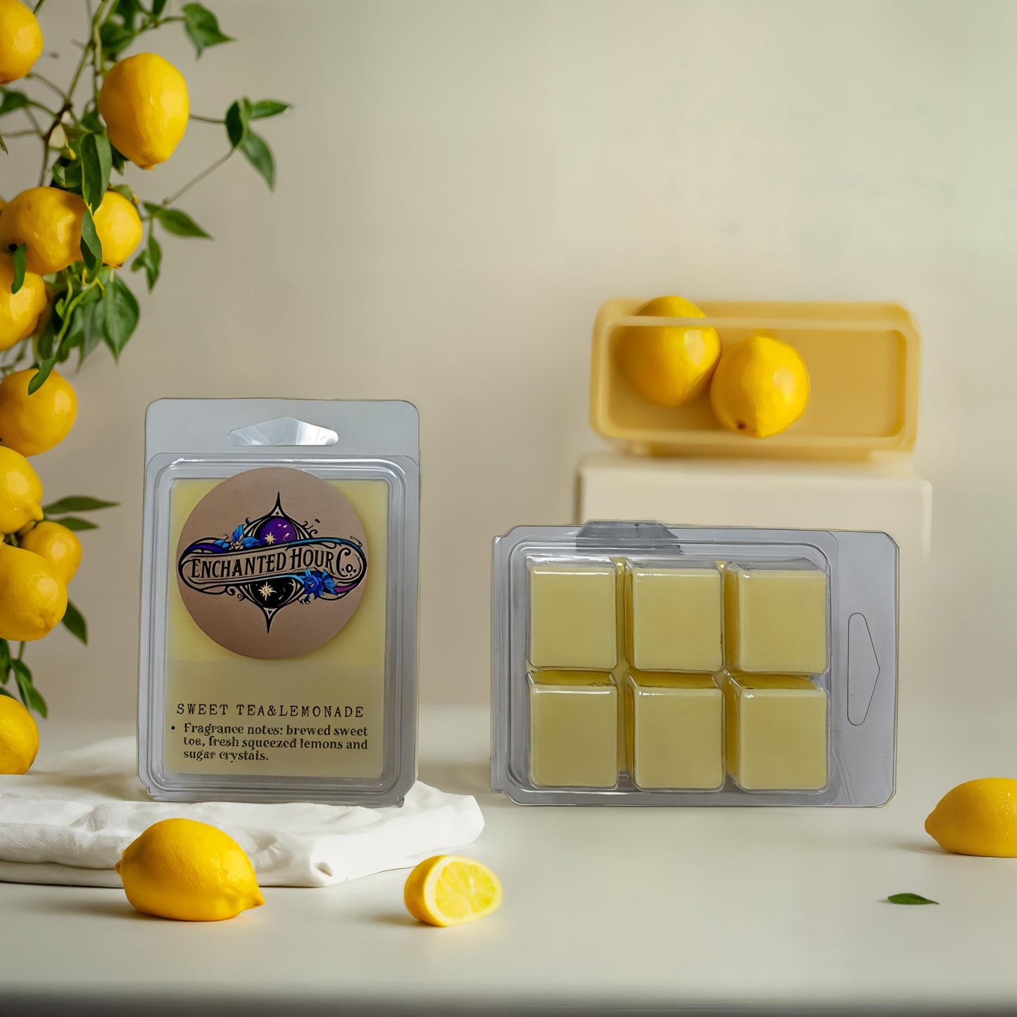 Sweet Tea and Lemonade Wax Melts | Bath & Body Works | Iced Tea and Citrus Zest Scent | Enchanted Hour Co.