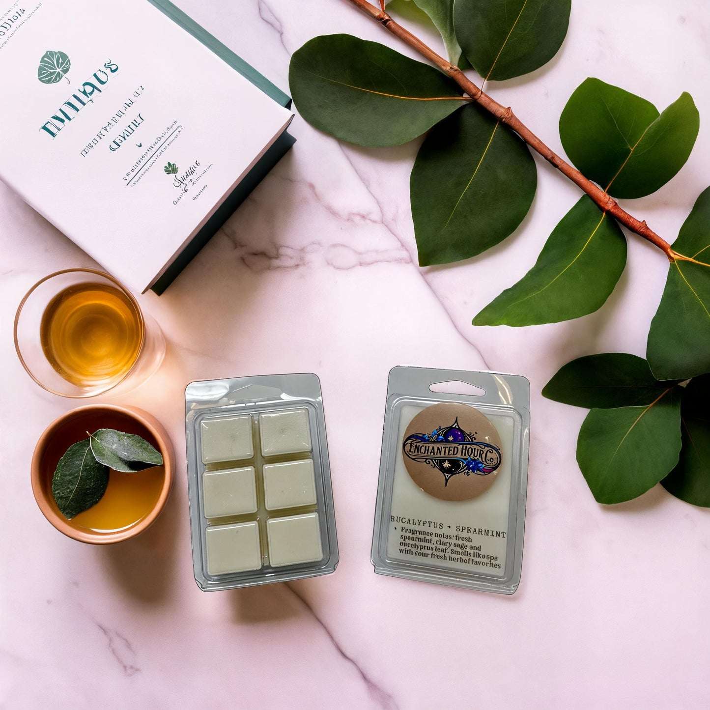 Eucalyptus + Spearmint Wax Melts | Bath and Body Works | Fresh, Herbal, Spa Scent | Enchanted Hour Co