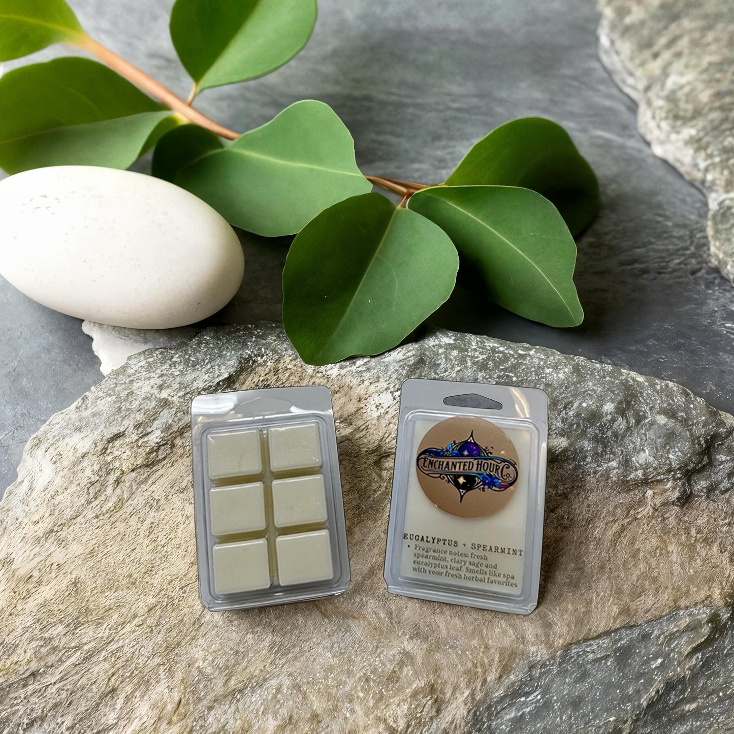 Eucalyptus + Spearmint Wax Melts | Bath and Body Works | Fresh, Herbal, Spa Scent | Enchanted Hour Co