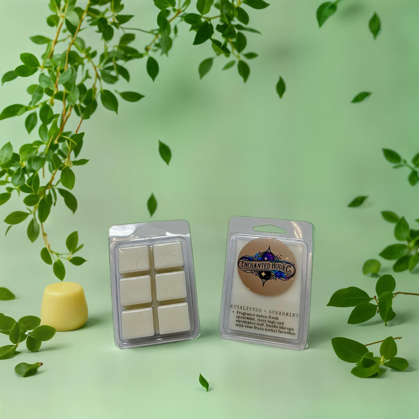 Eucalyptus + Spearmint Wax Melts | Bath and Body Works | Fresh, Herbal, Spa Scent | Enchanted Hour Co