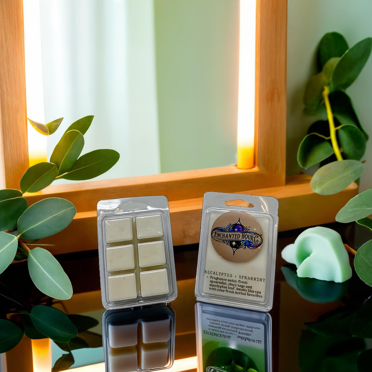 Eucalyptus + Spearmint Wax Melts | Bath and Body Works | Fresh, Herbal, Spa Scent | Enchanted Hour Co