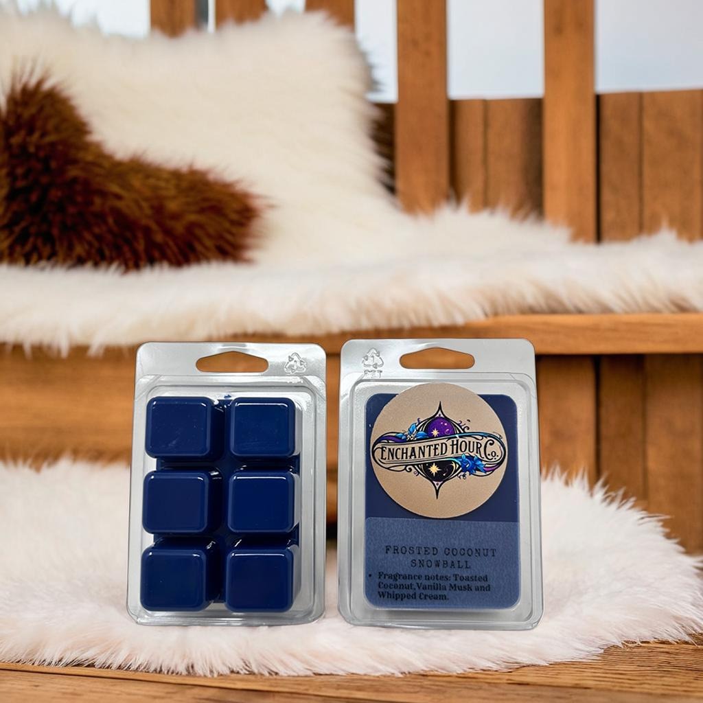 Frosted Coconut Snowball Wax Melts | Creamy Coconut, Cool Winter Scent, Cozy & Fresh | Bath and Body Works | Enchanted Hour Co