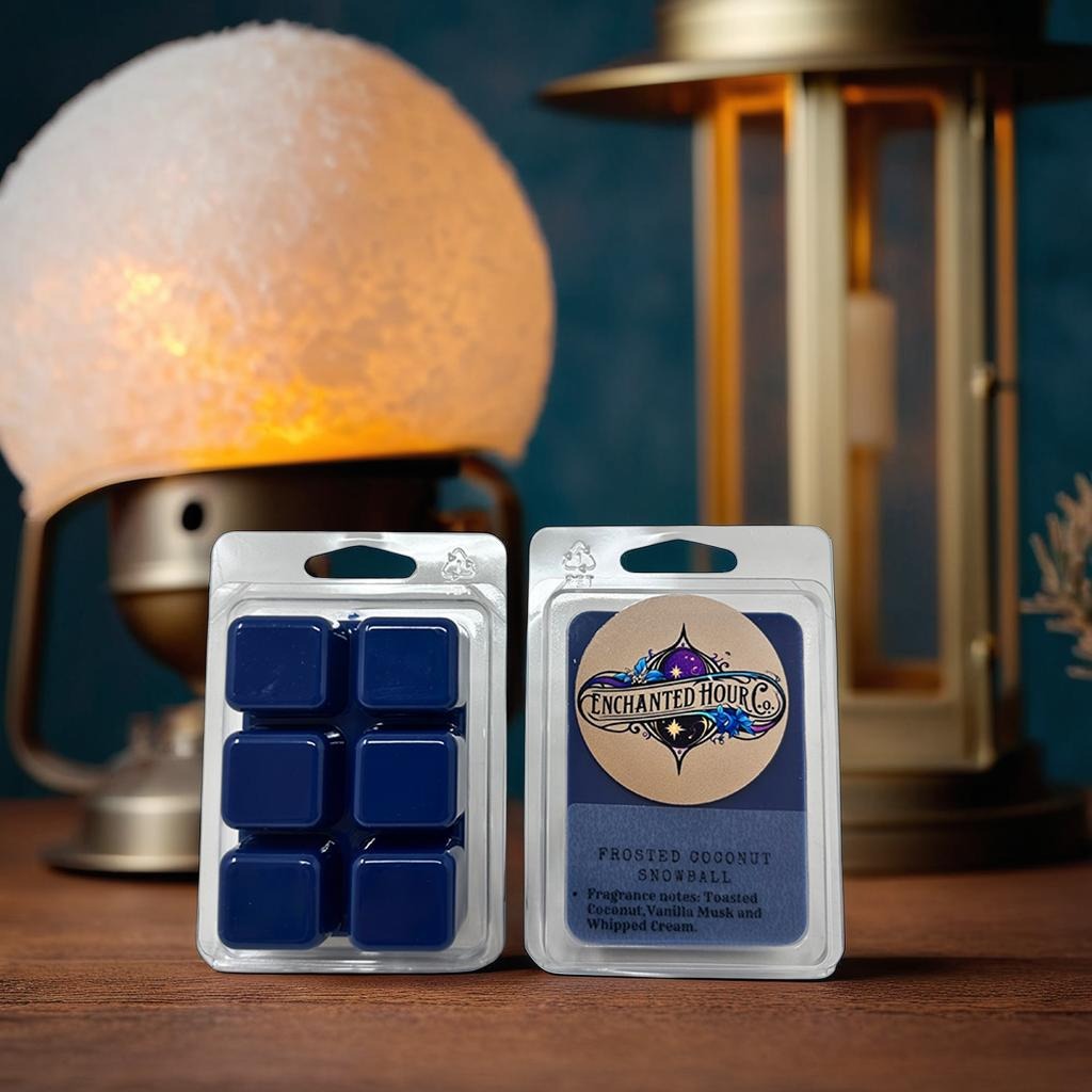 Frosted Coconut Snowball Wax Melts | Creamy Coconut, Cool Winter Scent, Cozy & Fresh | Bath and Body Works | Enchanted Hour Co