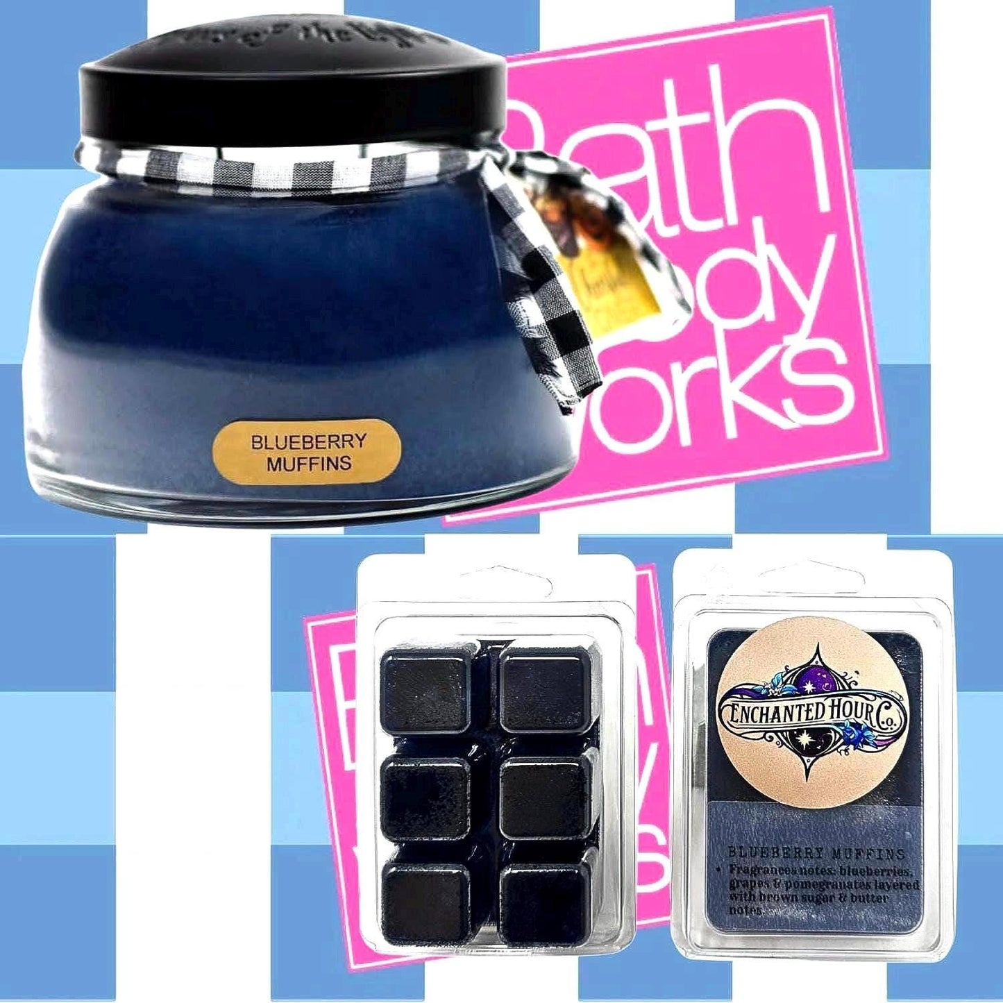 Blueberry Muffins Wax Melts | A Cheerful Giver | Sweet, Fruity, Baked Good Scent | Enchanted Hour Co.