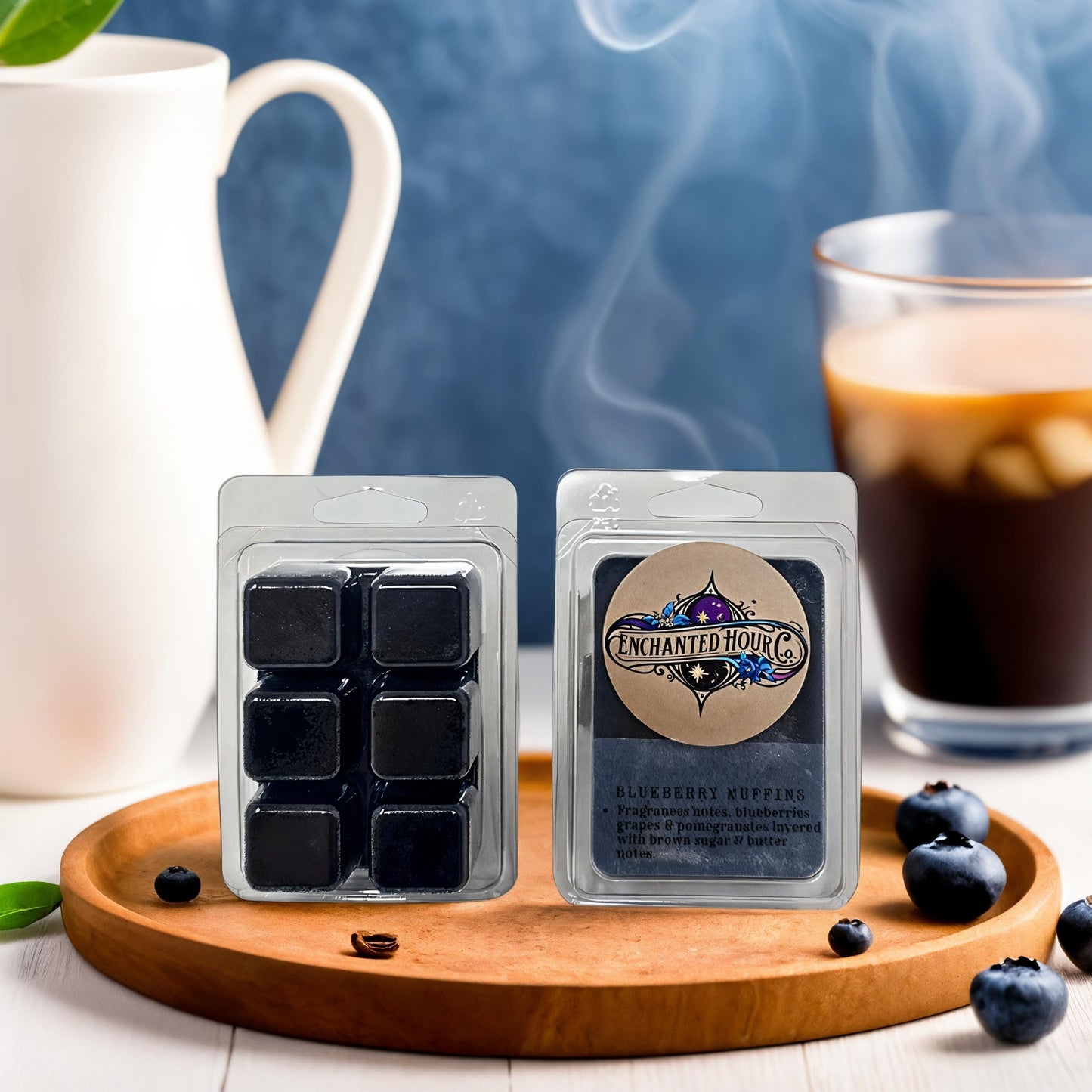 Blueberry Muffins Wax Melts | A Cheerful Giver | Sweet, Fruity, Baked Good Scent | Enchanted Hour Co.