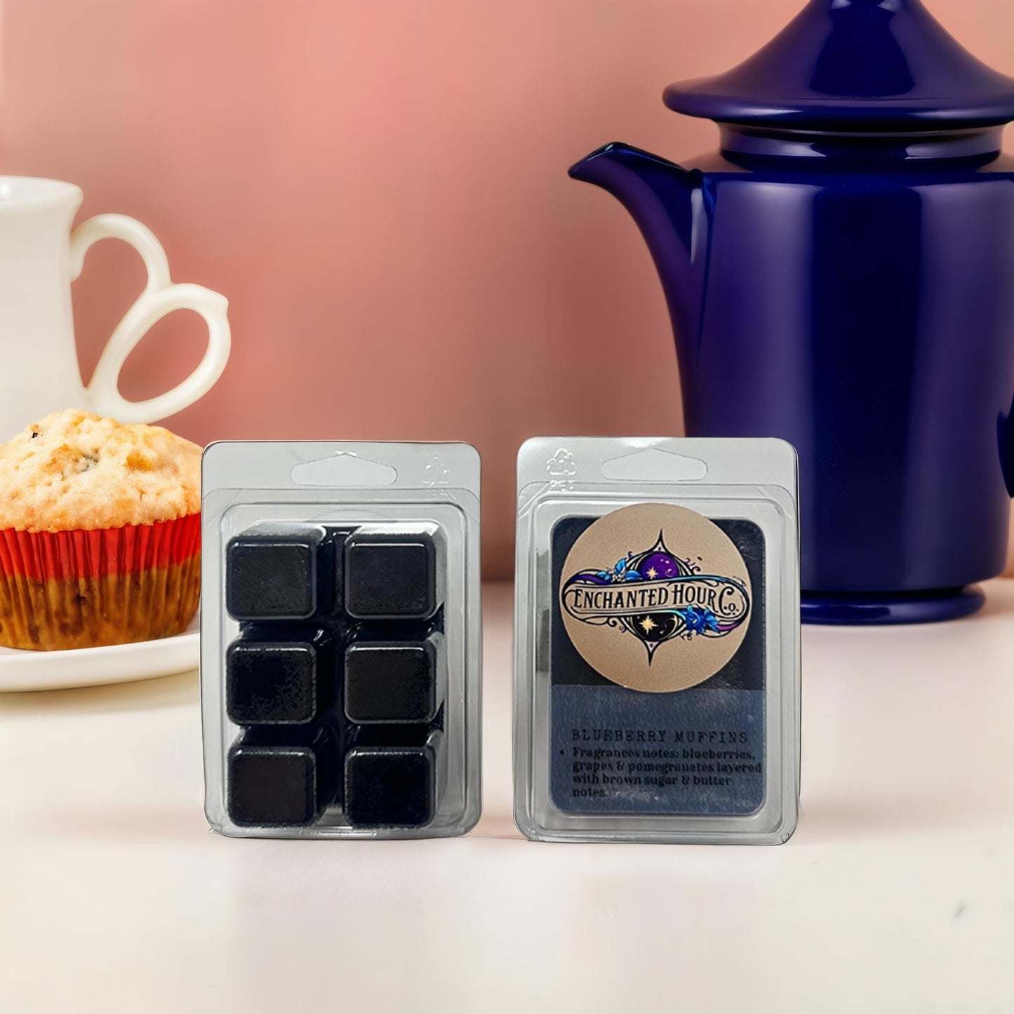 Blueberry Muffins Wax Melts | A Cheerful Giver | Sweet, Fruity, Baked Good Scent | Enchanted Hour Co.