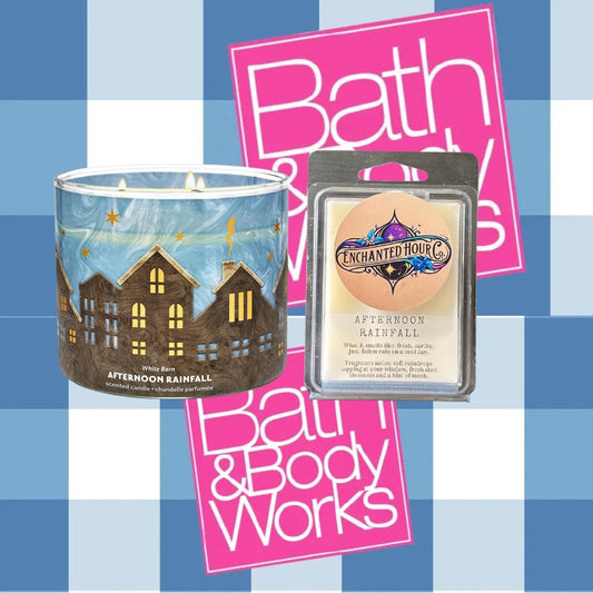 Afternoon Rainfall Wax Melts | Bath and Body Works Wax Melts | Fresh Rain & Clean Musk Scent | Enchanted Hour Co.