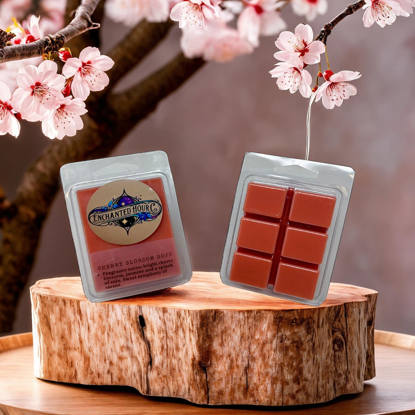 Cherry Blossom Soju Wax Melts | Bath & Body Works | Floral, Soft, Sweet, Spring Scent | Enchanted Hour Co