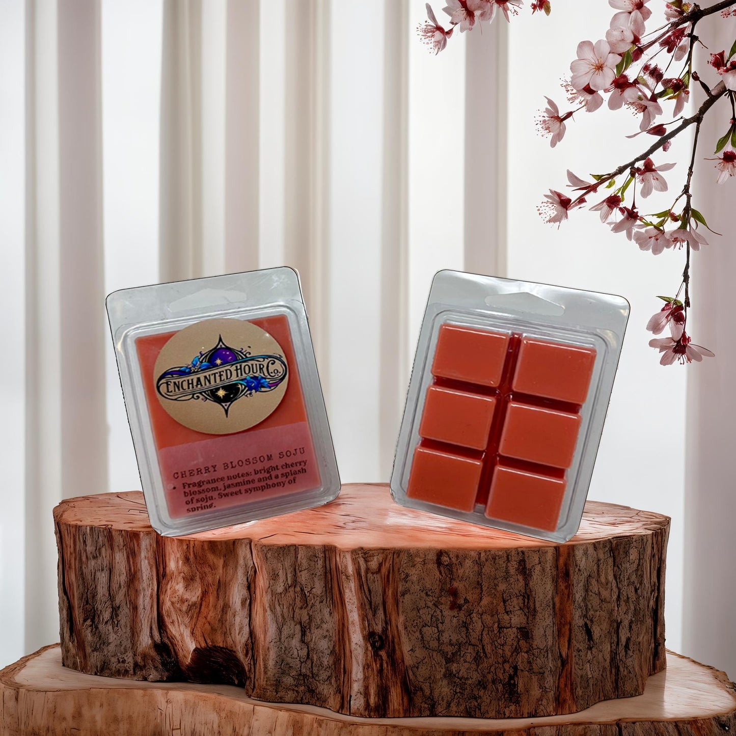 Cherry Blossom Soju Wax Melts | Bath & Body Works | Floral, Soft, Sweet, Spring Scent | Enchanted Hour Co