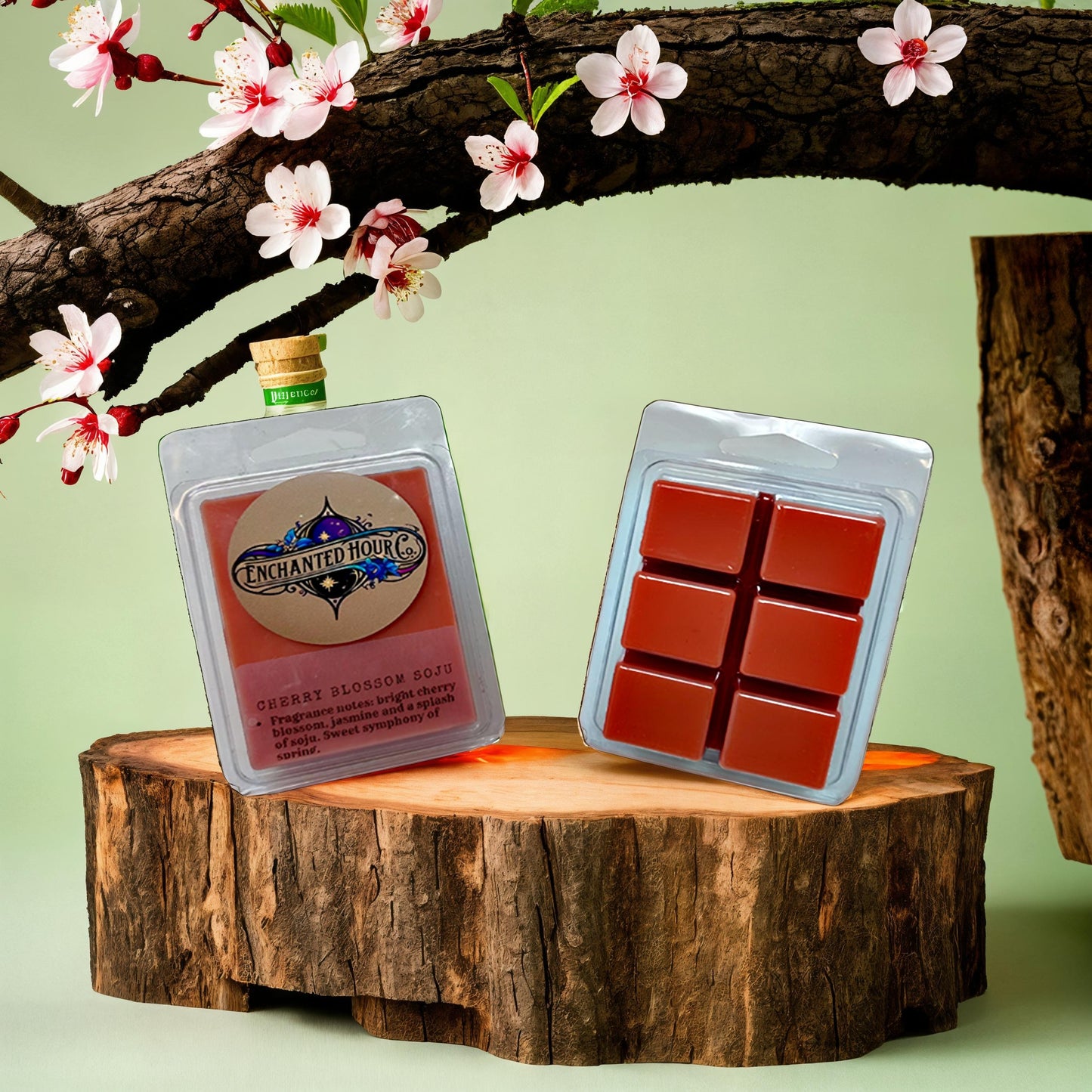 Cherry Blossom Soju Wax Melts | Bath & Body Works | Floral, Soft, Sweet, Spring Scent | Enchanted Hour Co