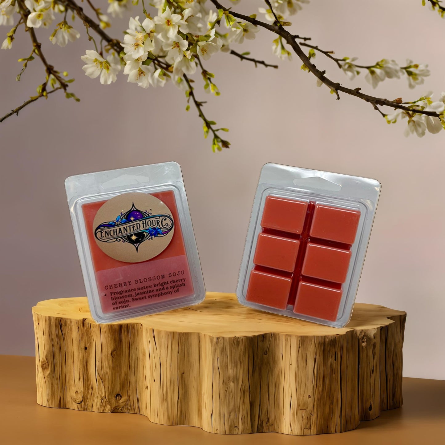 Cherry Blossom Soju Wax Melts | Bath & Body Works | Floral, Soft, Sweet, Spring Scent | Enchanted Hour Co