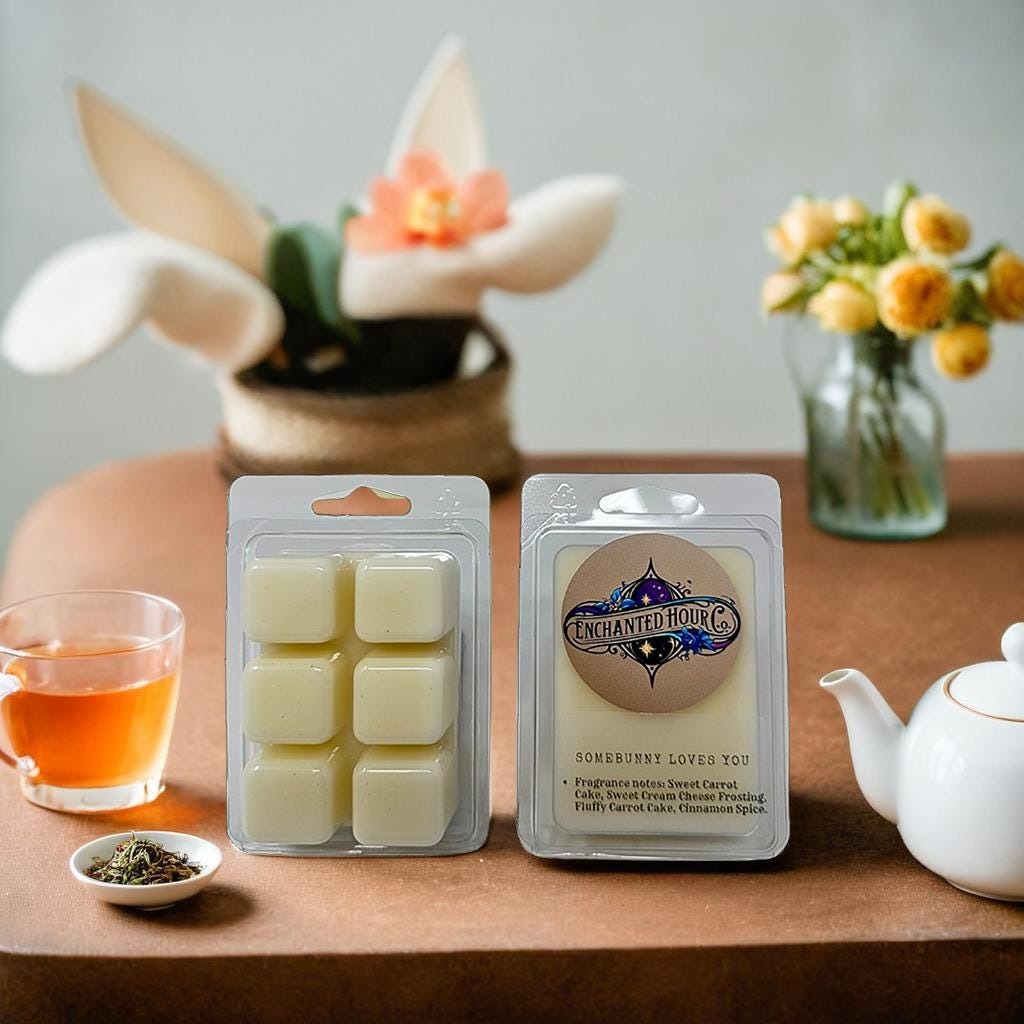 Somebunny Loves You Carrot Cake Wax Melts | Sweet Carrot Cake, Creamy Frosting, Warm Spices | Bath and Body Works | Enchanted Hour Co.