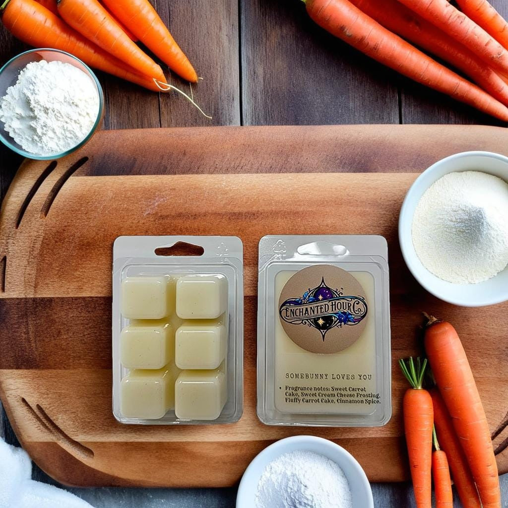 Somebunny Loves You Carrot Cake Wax Melts | Sweet Carrot Cake, Creamy Frosting, Warm Spices | Bath and Body Works | Enchanted Hour Co.